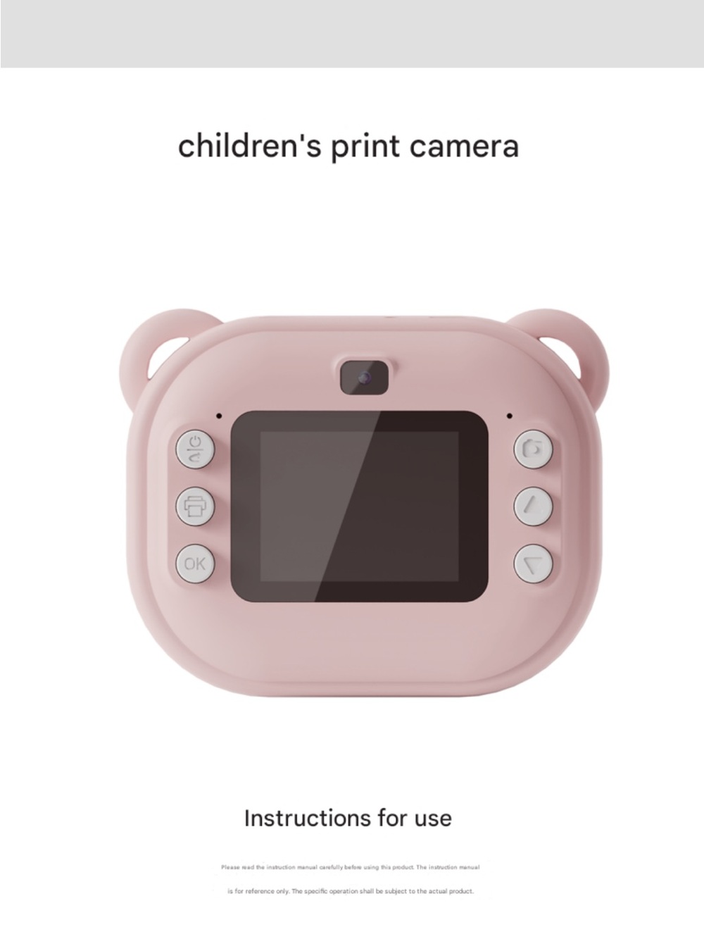 Children’s Print Camera